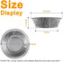 4 Inch Aluminum Foil Mini Pie Pans, 50Pcs Disposable Small Mini Pie Tins for Bakeries, Cafes, Restaurants