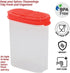 SIGNORA WARE Spice Jars Set - 8 oz Refillable Airtight Containers with 2 in 1 Pour/Sift Shaker Lids, 2 pk