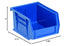 QUANTUM STORAGE SYSTEMS K-QUS210BL-8, 8-Pack Ultra-Stack and Hang Bins, 5-3/8" x 4-1/8" x 3", Blue