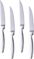 Steak Knife Set, 4-Piece Serrated Stainless Steel Cutlery, 22cm for Home, Restaurant, Hotel