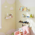Dooiclear 6 Pack 15" Floating Shelves for Wall, Clear Book Shelf, Acrylic Floating Wall Shelf, Display Shelves