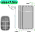 5 Counter GFWARE Toothbrush Holders with Cover - Slots Tooth Brush Holder for Bathroom, Detachable Bathroom Organizer