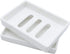 Ceramic Soap Dish Bar Soap Holder - Double Layer Draining Soap Tray by Lofekea