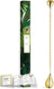 Homestia 12 Inch Bar Spoon, Cocktail Mixing Stirrers, 304 Stainless Steel, Gold, Bottom Weighted Solid Muddler