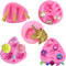 Unicorn Cupcake Topper Decoration Molds Set - MoldFun Unicorn Head, Horn, Ears, Rainbow Silicone Mould