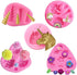 Unicorn Cupcake Topper Decoration Molds Set - MoldFun Unicorn Head, Horn, Ears, Rainbow Silicone Mould