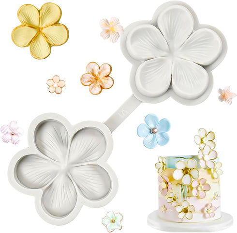 SK Flower Blossom Veiner Fondant Cake Mould Tool, 1Pcs (Style 1)