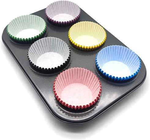 Standard Baking Cups, Classic Red Greaseproof Cupcake Liners, 150-Count