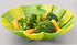 Lotus Folding Steamer Basket - BPA-Free Green Kitchenware Accessory, Non-Scratch Silicone Cookware
