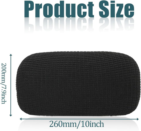 Office Chair Headrest Cover, Chair Pillow Cover, Desk Chair Covers, Furniture Slipcover Protector, Black Attachment