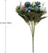 CATTREE Artificial Peony Bud Mixed Flowers, 4pcs Silk Fake Flowers Bouquet for Home Garden Office Decor