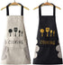 DILLMAN Women Kitchen Apron: Waterproof, Big Pocket, Hand Wipe Pockets for Cooking and Baking