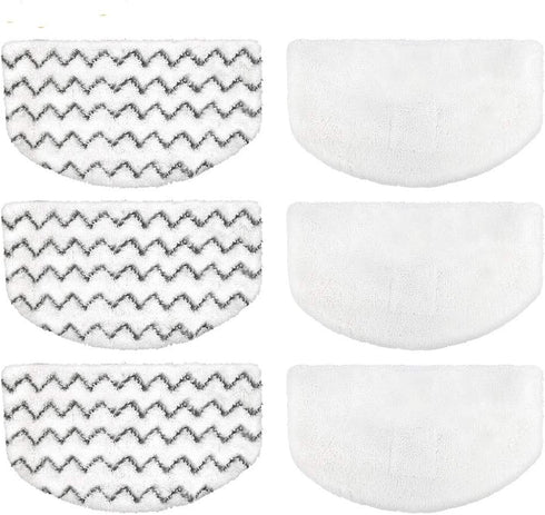 Bissell Powerfresh Steam Mop Replacement Pads Compatible with 1940 1440 1544 Series, Washable Reusable (6-PACK)