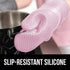 Gorilla Grip Heat and Slip Resistant Silicone Oven Mitts Set, Soft Cotton Lining, Waterproof, BPA-Free, Long Flexible Thick Gloves for Cooking, BBQ, Kitchen Mitt Potholders, 12.5 in, Pink by Gorilla Grip
