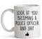 YouNique Designs Police Coffee Cup, 11 Ounce, Police Academy Graduation Gifts, Police Officer Gifts