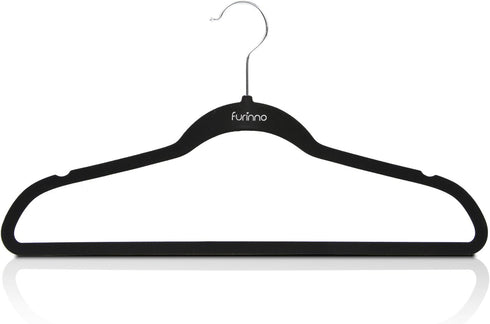 Furinno Suit Hanger - Pack of 30, Black