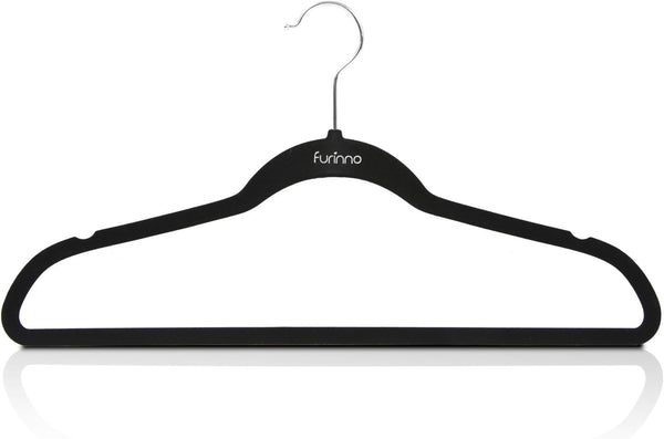 Furinno Suit Hanger - Pack of 30, Black
