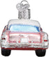 Old World Christmas Glass Blown Ornament - Classic Car (46023), Pink