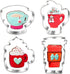 Large Coffee Cup Cookie Cutter Set - 4 Piece Coffee Mug, Hot Cocoa Mug, Teacup Cookie Fondant Biscuit Cutters