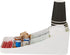 Mind Reader Coffee Condiment Storage Organizer, 7 Compartment for Cups, Lids, Sugars, Stirrers, White