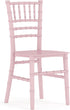Flash Furniture Childs Pink Resin Party and Event Chiavari Chair for Commercial