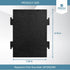 2-Pack Notched Activated Carbon Charcoal Microwave Hood Filters - 9.75" x 7.25" Compatible with Whirlpool and KitchenAid