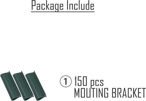 XKMT- Green Mouting Bracket For Chain Link Fence View Blocking Privacy Tape Weave by XKMT