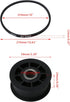 40045001 Washing Machine Idler Pulley Wheel & 27001007 Washer Drive Belt Replacement for Amana, Replace 37820 38225