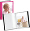 CRANBURY Small Photo Album 4x6 (Pink), 2-Pack Mini Plastic Picture Album Binder with Customizable Cover