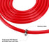 Beer CO2 Gas Line Kit - 10ft PVC Tubing Hose & 4PCS Stainless Steel Hose Clamps for 5/16’’ Barb Ball Lock