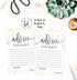 Hadley Designs 25 Gold New Mommy or Parent Advice Cards, Keepsake Alternative Guestbook for Baby Shower