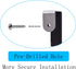 YYST 1) Over Cabinet Door Paper Towel Holder Bar Dispenser for for Kitchen, Pantry, Mudroom, Fits Both Standard & Jumbo