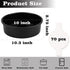 Set of 2 Round 10 Inch Cake Pans with 70 Pieces Parchment Paper, Non-stick, Dishwasher Safe