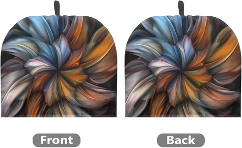 Boho Floral Tea Cozy Kettle Dust Cover Large Tea Cosy Portable Easy to Clean Tea Pot Dust Cover Insulated Tea Cosy for Home Kitchen Office Holiday Party Decor