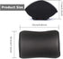 Memory Foam Car Neck Pillow - Soft Leather Headrest for Driving Home Office, Black (1PC)