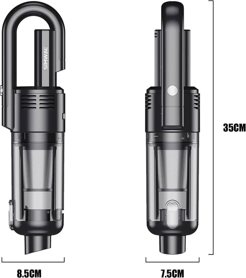 Handheld Car Vacuum Cleaner Cordless, 9500PA Powerful Suction, Lightweight Wireless Mini Vacuum with LED Light for