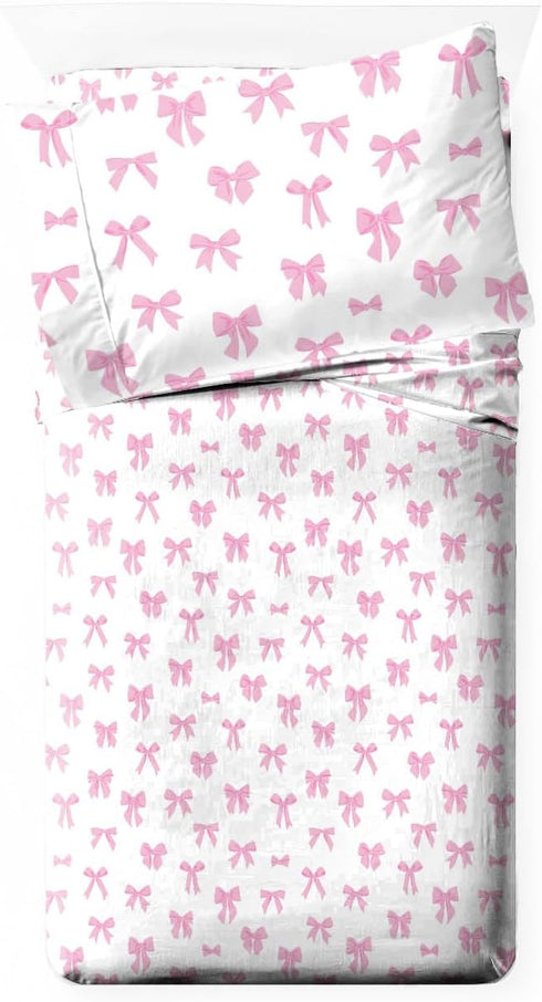 Set Cozy Set 4 Jay Franco Kids Comforter Includes Sheets and Pillow Covers - Soft and Bed for Stylish Room Decor, Pink