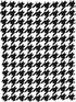 Perinsto 50"X40" Houndstooth Pattern Throw Blanket Ultra Soft Warm All Season Decorative Fleece Blankets for Bed Chair