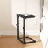 NEFROM 7-Level ET-SA-BKW1 Adjustable C-Shaped End Table, Small Side Table for Couch, Sofa TV Tray Table for Living