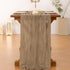 170 inch 14FT Socomi Nude Coffee Table Runner Spring Easter Cheesecloth Table Runner Cheese Cloth Boho Rustic Gauze