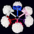 Wedding Bouquets for Bride, White, Bridesmaid Holding Flowers for Wedding Decoration (Purple+White)
