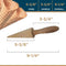 O'Creme Pizzelle Roller/Krumkake Cone/Ice Cream Cone Mold, 9.25 Inches, Strong Beechwood