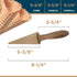 O'Creme Pizzelle Roller/Krumkake Cone/Ice Cream Cone Mold, 9.25 Inches, Strong Beechwood