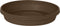Bloem Terra Plant Saucer Tray for Planters, 3-6" Chocolate Brown