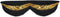 Beistle Fabric Bunting, 1-Pack, Black and Gold, 5-Feet 10-Inch