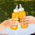 Norme Baby Shower Bottles 9.5 oz Plastic Bulk Baby Bottles for Shower Decorations (White, 24 Pcs)
