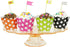 AllyDrew Standard Size Polka Dots Cupcake Wrappers, Set of 20, Black
