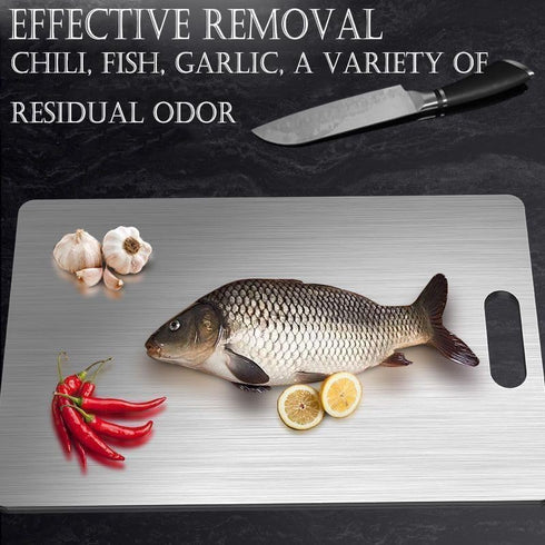 2025 100% 1 Pack (14"L 10"W) Titanium Cutting Board - New Upgrade Pure Titanium Cutting Boards For Kitchen