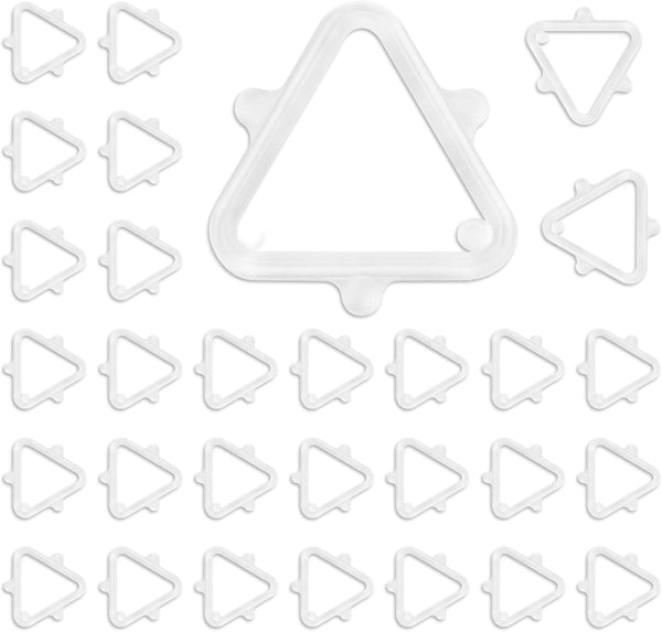 WPW10512946 Dryer Tri-Ring Roller Support for Whirlpool Maytag Kenmore KitchenAid Washer Dryer, 30 Pack