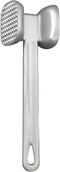 HIC Kitchen Non-Stick Meat Tenderizer - Dual-Sided with Toothed and Plain Heads, Silicone-Coated